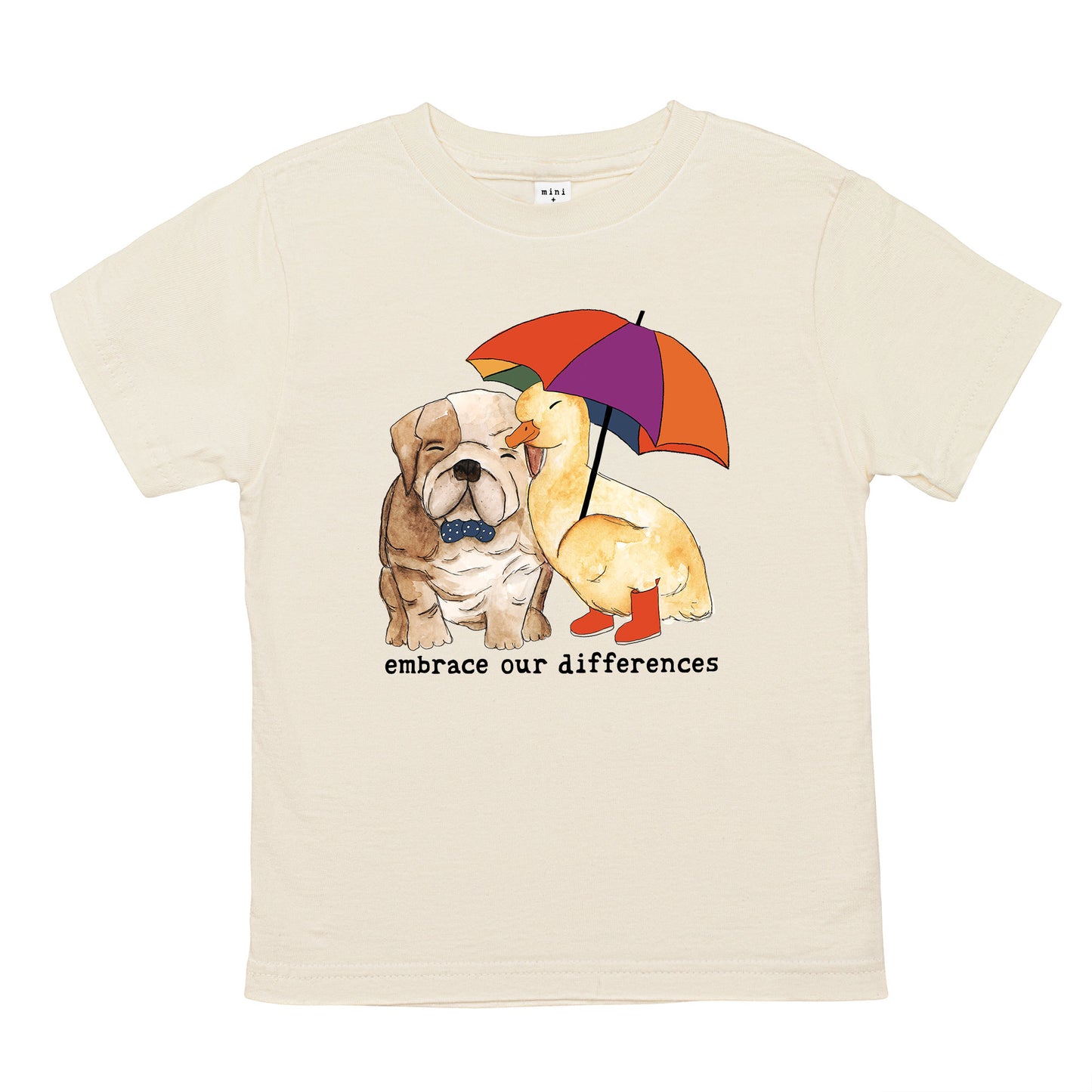 Embrace Our Differences | Organic Unbleached Tee