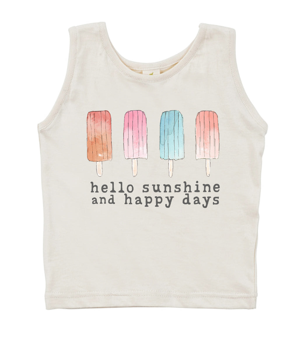 Happy Days | Organic Unbleached Tank Top