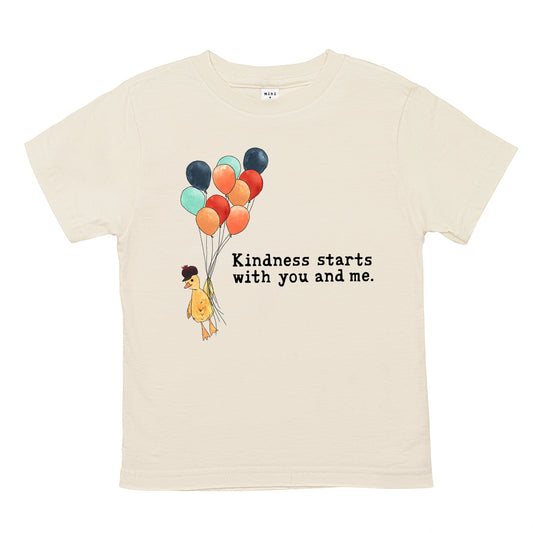 Kindness Starts with You and Me | Organic Unbleached Tee