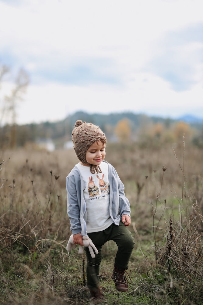 Sweater Weather | Organic Unbleached Tee