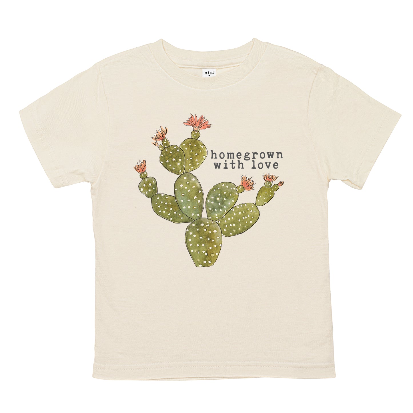 Homegrown with Love® (Cactus Edition) | Organic Unbleached Tee