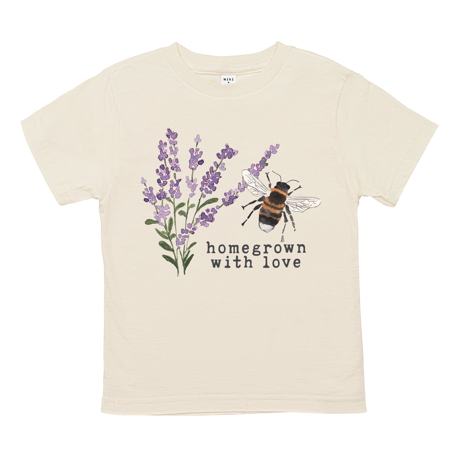 Homegrown with Love® (Bee Edition) | Organic Unbleached Tee