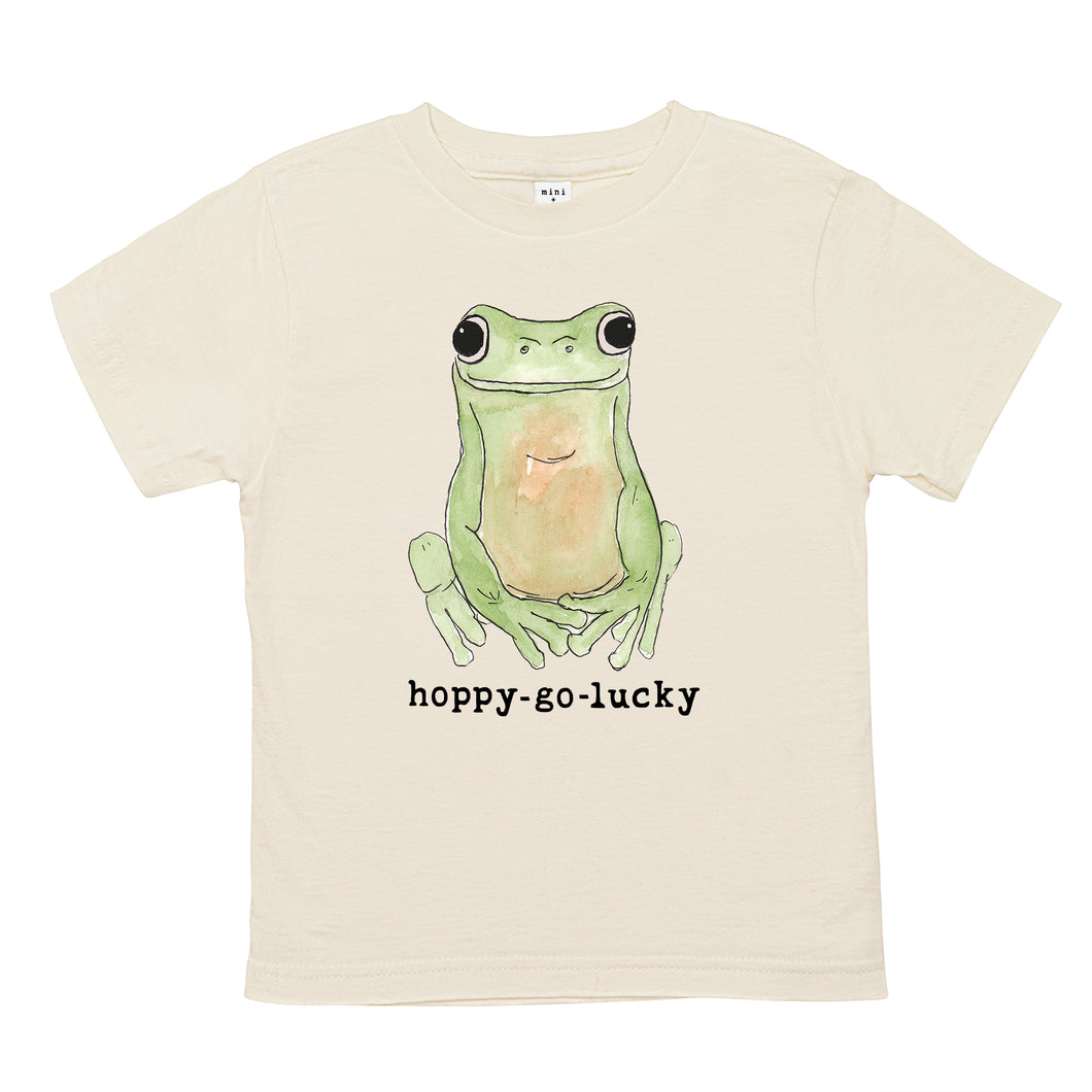 Hoppy-Go-Lucky | Organic Unbleached Tee