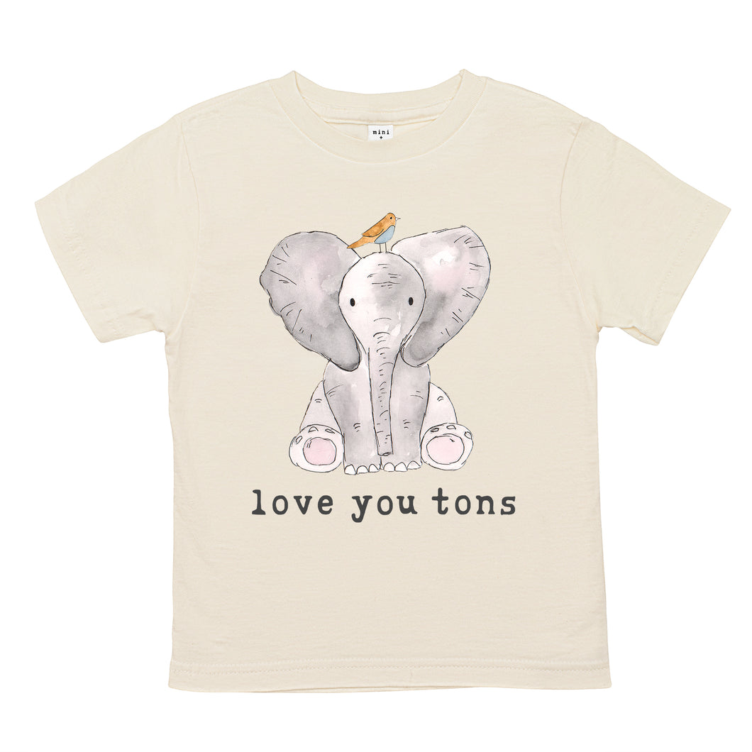 Love You Tons | Organic Unbleached Tee