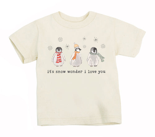 It's Snow Wonder I Love You | Organic Unbleached Tee