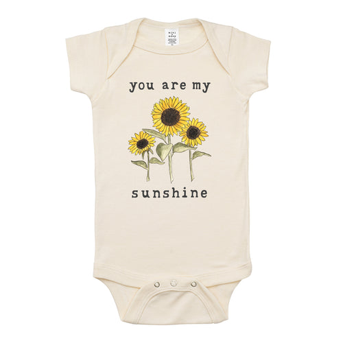 You Are My Sunshine | Organic Unbleached Bodysuit