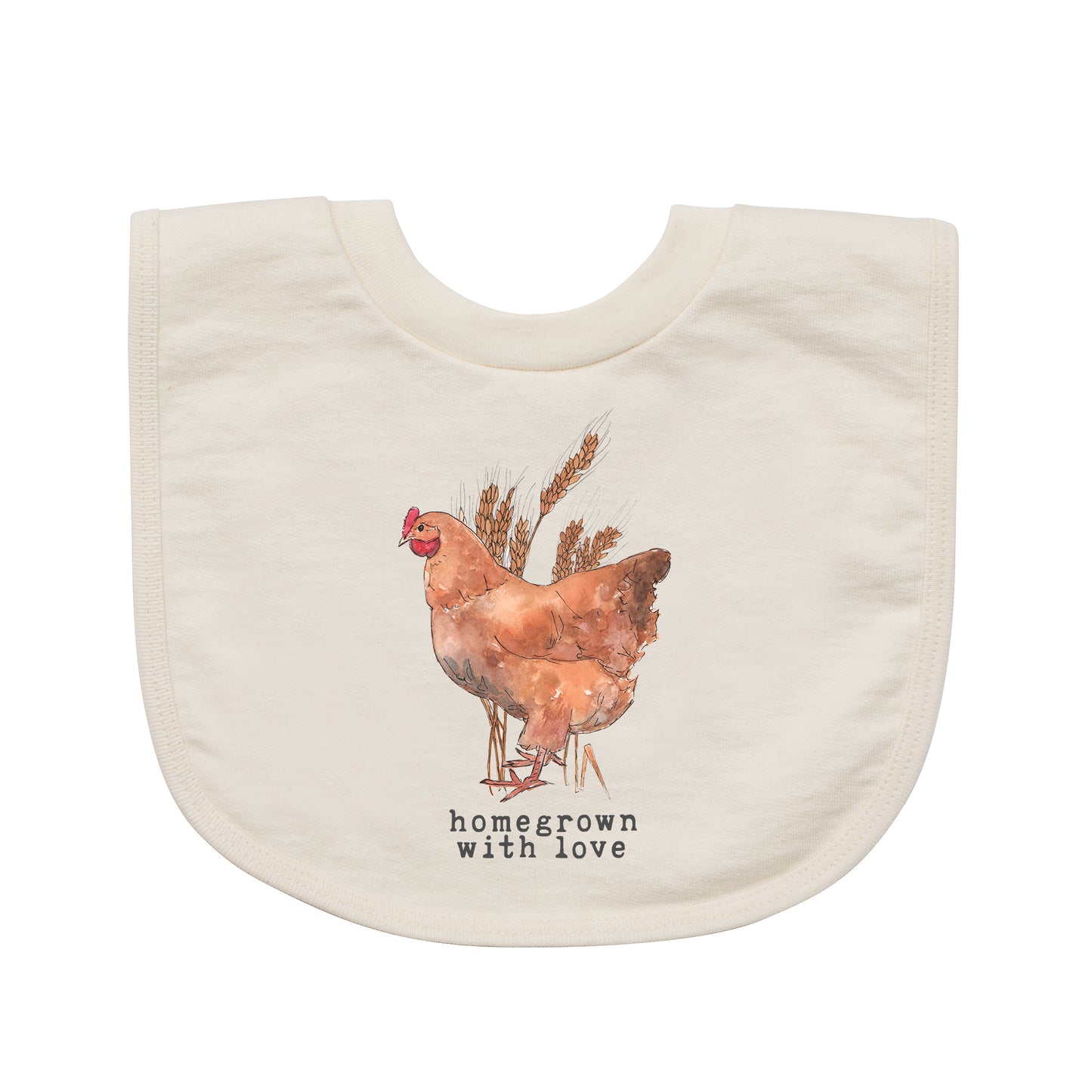 Homegrown with Love® (Chicken Edition) |  Unbleached Bib