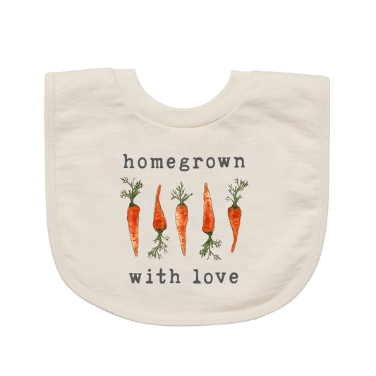 Homegrown with Love® (Carrot Edition) | Unbleached Bib